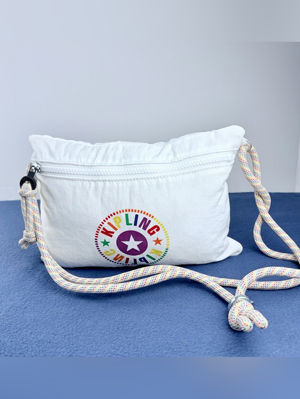 NWT Kipling Sabian Crossbody Bag Resort Stripes 2023 Collection Festival Bag